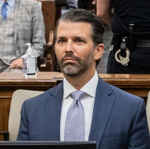 Donald Trump jr., Sohn des ehemaligen US-Präsidenten, im Gerichtssaal des New York Supreme Court