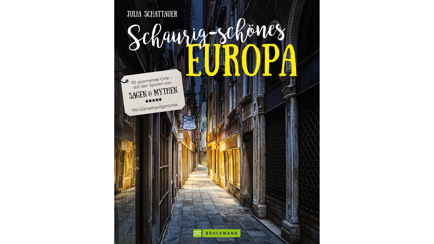 Julia Schattauer, "Schaurig-schönes Europa. 100 spannende Orte – auf den Spuren von Sagen und Mythen", erschienen am 17. November 2023 im Bruckmann Verlag, 168 Seiten, 24,99 Euro. 