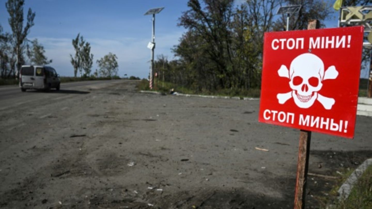Die Zahl der Landminen-Opfer in der Ukraine hat drastisch zugenommen