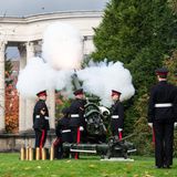 Salutschüsse zu Ehren König Charles