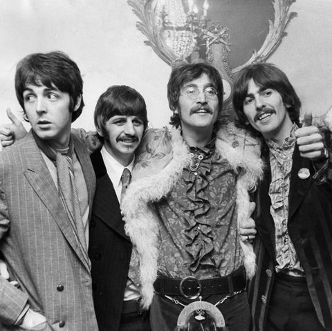 Die Beatles (von links): Paul McCartney, Ringo Starr, John Lennon und George Harrison