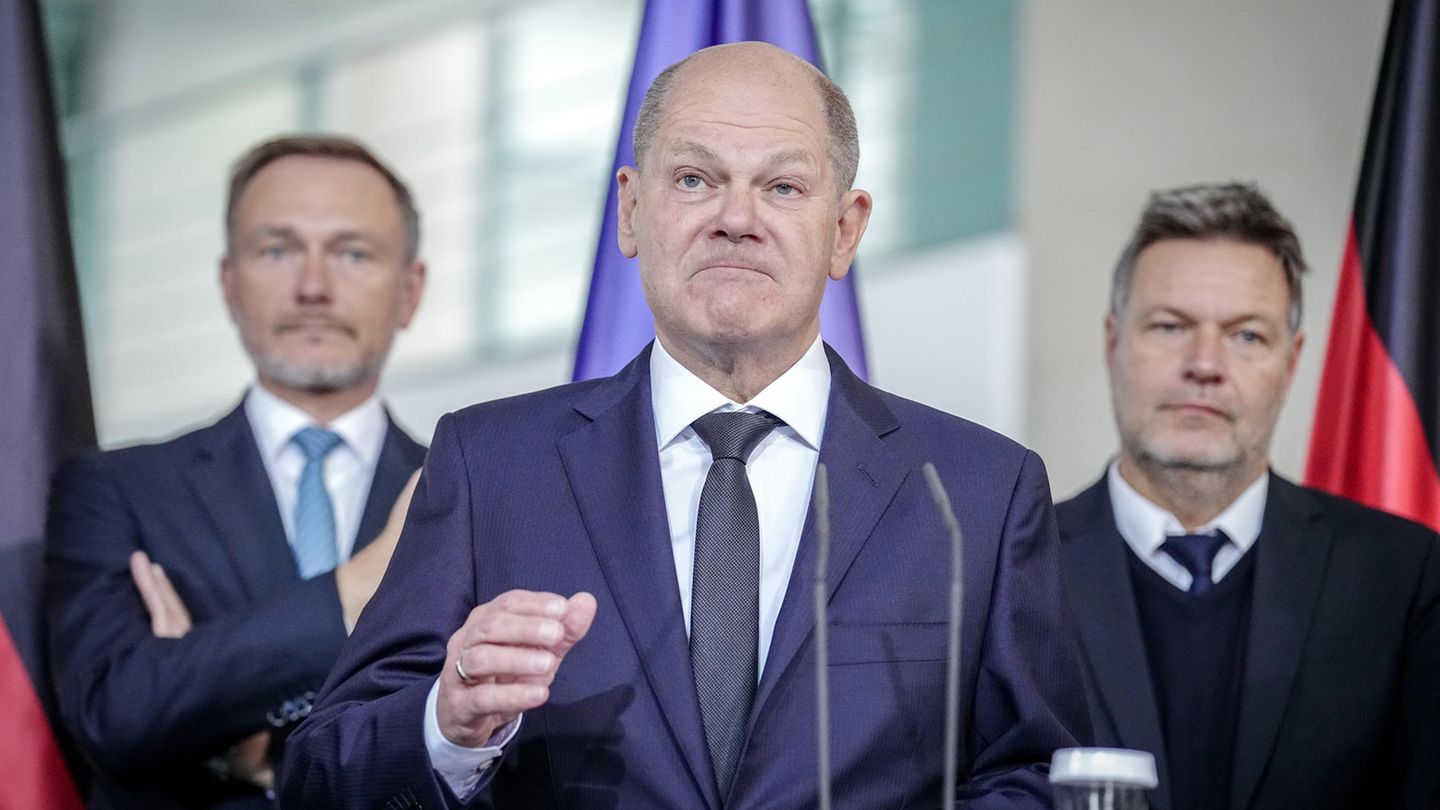 Betretene Mienen bei der Ampel: Das Bundesverfassungsgericht hat den zweiten Nachtragshaushalt 2021 gekippt