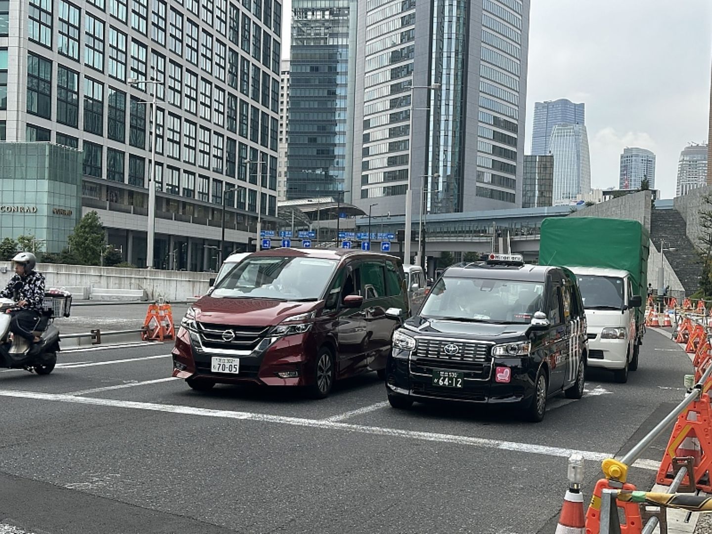 Auf den Straßen von Tokio