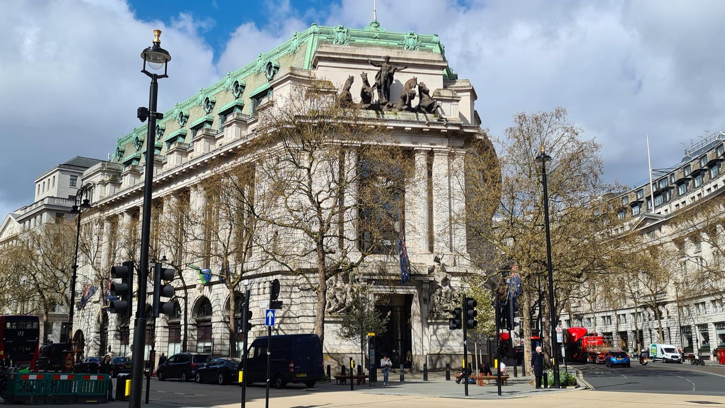 Das Australia House in London – Gringotts Ein prachtvolles Eckgebäude – das Australia Haus in London die Kulisse für die Zauberbank in "Harry Potter"