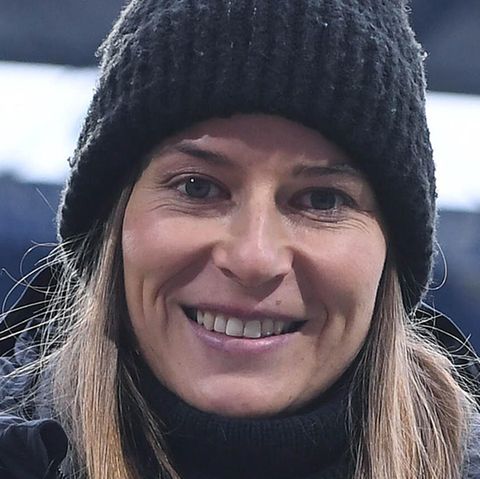 Geht ihren Weg: Marie-Louise Eta, hier im November 2022 als Expertin bei Sk im Duisburger Schauinsland-Reisen-Stadion