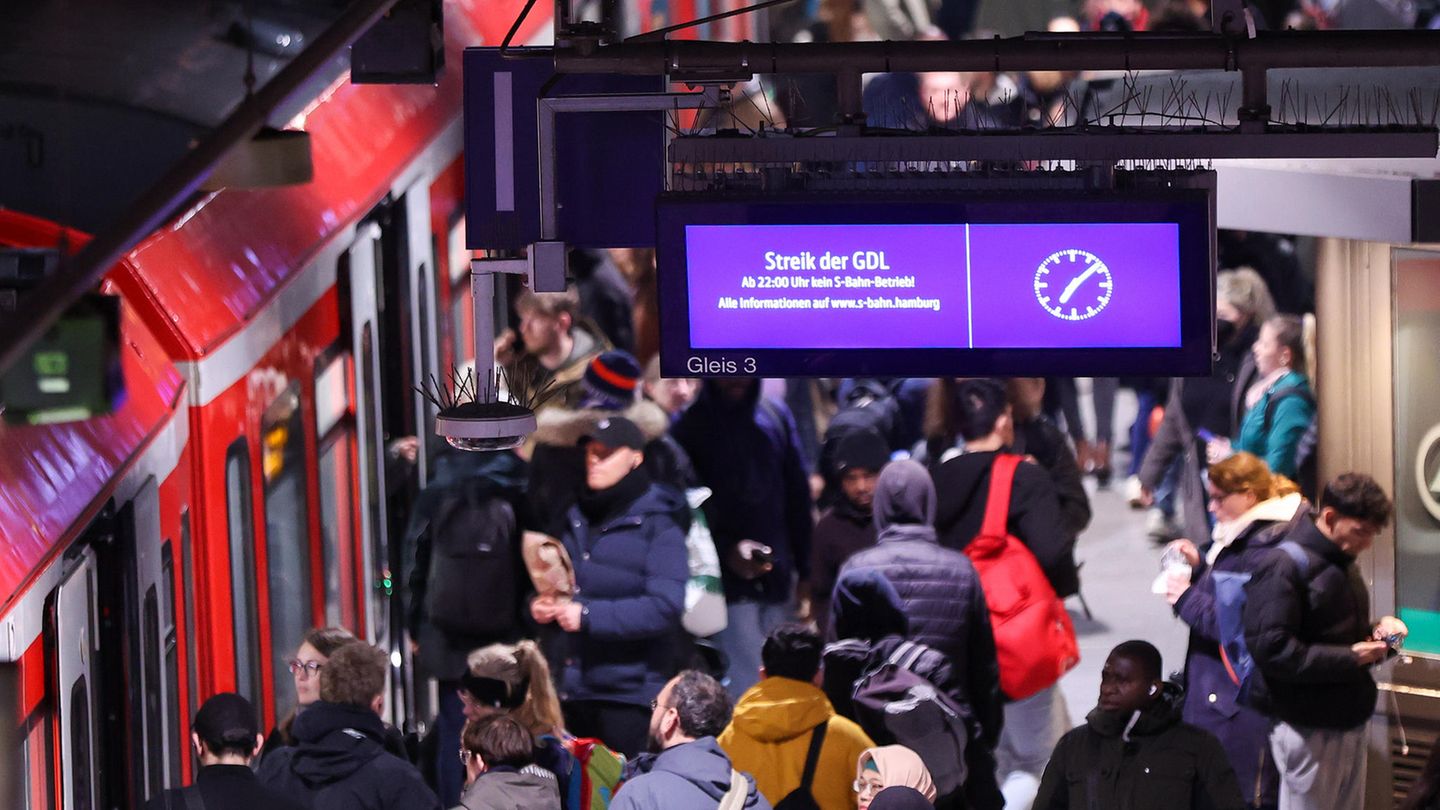 Das Gedränge am Bahnsteig ist groß. Viele Bahn-Kunden sind gezwungen ihre geplanten Reisen zu verschieben oder ganz abzusagen.