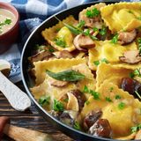 Pilz-Ravioli