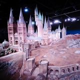 Das Hogwarts-Modell aus den Harry Potter Filmen wird in den Warner Bros. Studios in London ausgestellt