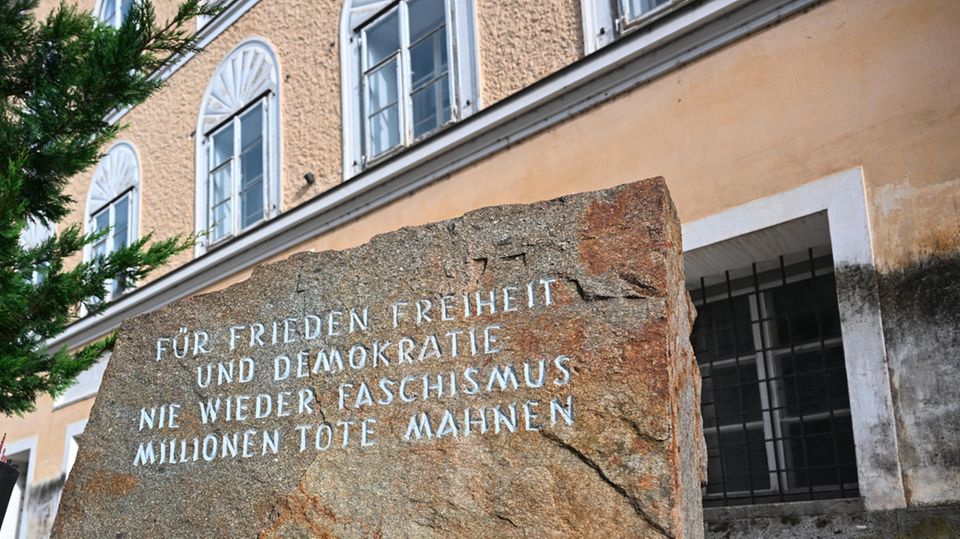 Braunau: Hitler-Geburtshaus anlässlich eines Medientermins