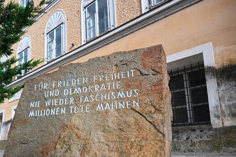 Braunau: Hitler-Geburtshaus anlässlich eines Medientermins