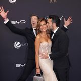 Steffen Hallaschka mit Jana Ina und Giovanni Zarrella