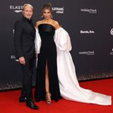 Mads Mikkelsen und Laura Wontorra