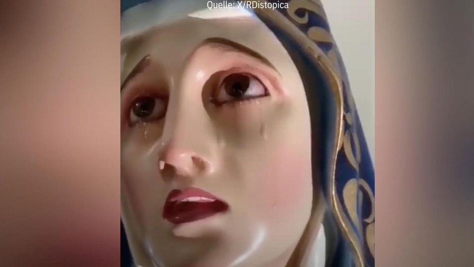 Phänomen: "Weinende" Marienstatue lockt Pilgerscharen in Mexiko an – Gläubige wollen Rötung der Augen erkannt haben