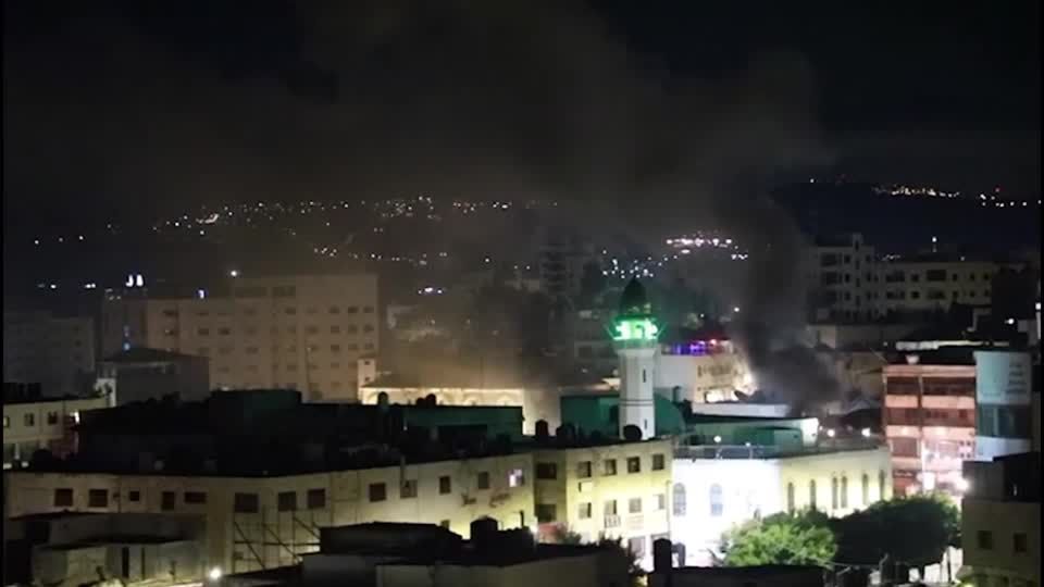 Video: Palästinenser: Israelischer Drohnenangriff im Westjordanland Video: Palästinenser: Israelischer Drohnenangriff im Westjordanland