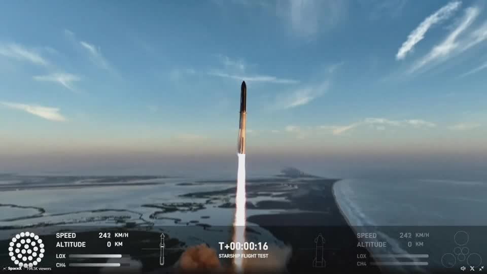 Video: "Starship" von SpaceX - Auch zweiter Test scheitert Video: "Starship" von SpaceX - Auch zweiter Test scheitert