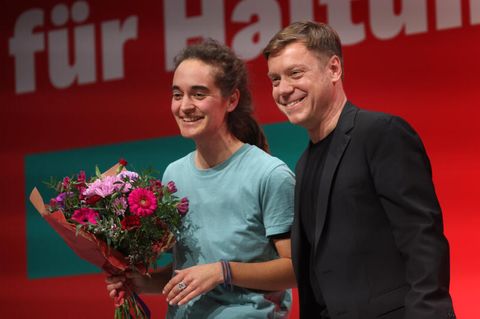 Das neue Spitzenduo der Linken: Carola Rackete (l.) und Martin Schirdewan