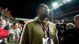 Auch der schnellste Mann der Welt schaute zu: Usain Bolt am Rande des Tracks