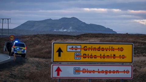 Wegen des drohenden Vulkanausbruchs wurden etliche Menschen in Island evakuiert