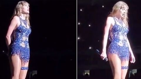 Sängerin Taylor Swift ringt beim Konzert in Rio nach Luft
