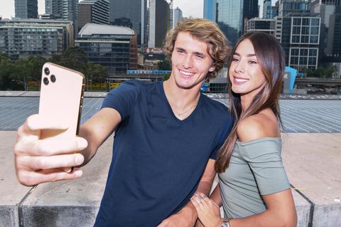 Zverev und Patea machen ein Selfie