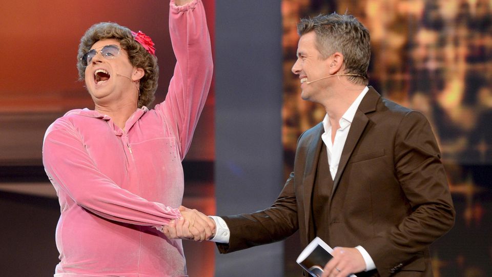 Atze Schröder als Cindy aus Marzahn mit Markus Lanz