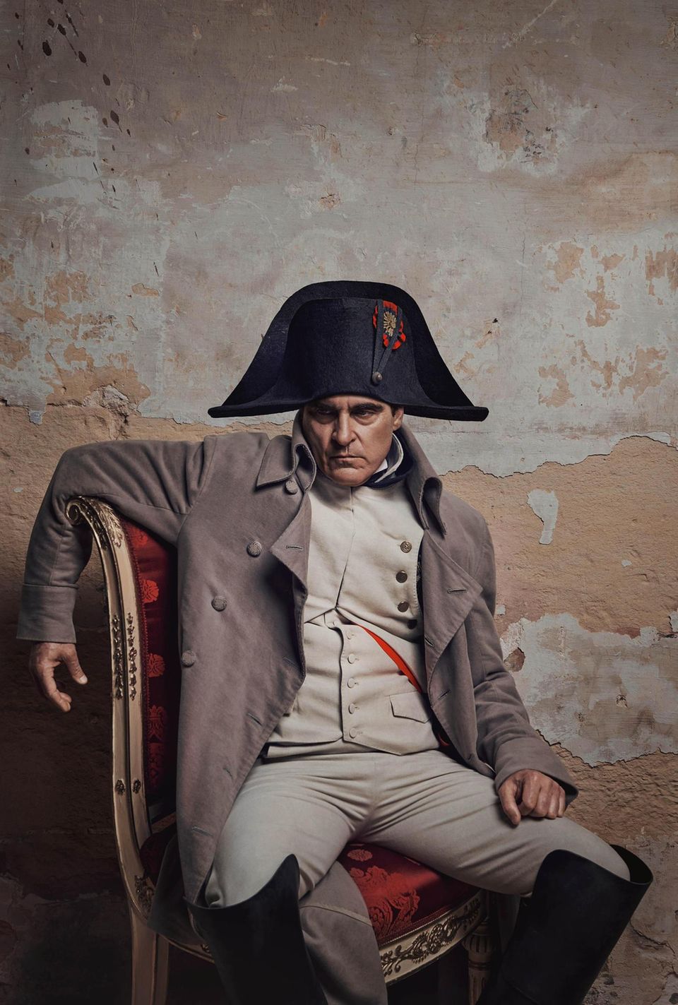 Napoleon-Darsteller Joaquin Phoenix im Portrait
