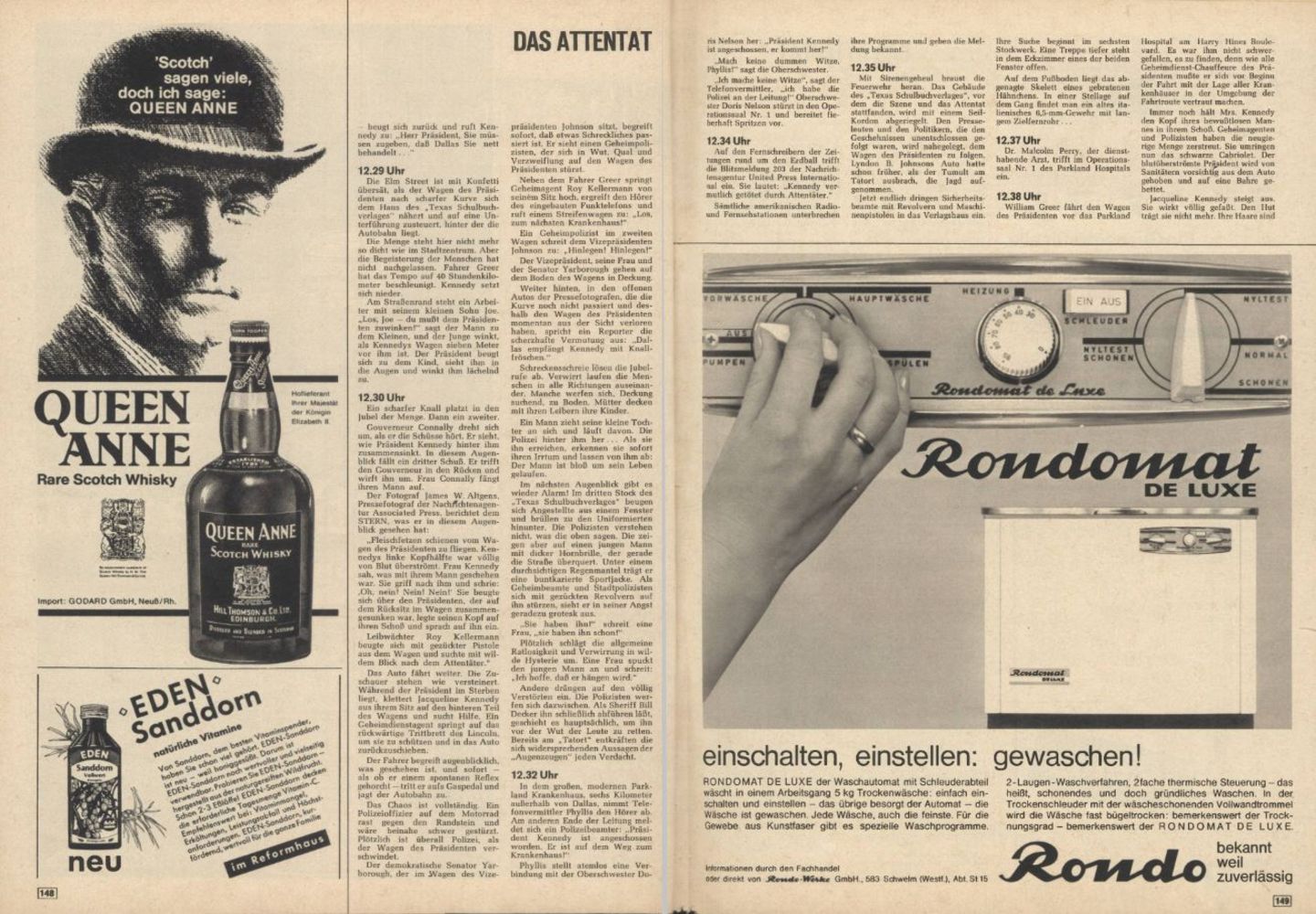 stern 1963 zum Attentat auf John F. Kennedy (JFK)