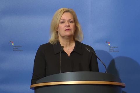 Video: Faeser fordert von Islam-Verbänden klares Bekenntnis gegen Antisemitismus