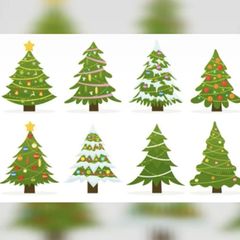 Weihnachtliches Suchbild: Augentest: Finden Sie alle Fehler zwischen den geschmückten Tannenbäumen?