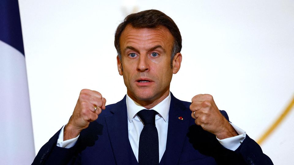 Versucht beiden Seiten gerecht zu werden – und der Linie Frankreichs in Nahost: Präsident Emmanuel Macron