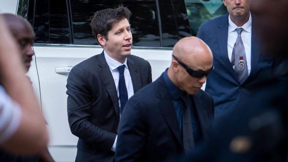 OpenAI-Chef Sam Altman nimmt im September in Washington an einem KI-Forum des US-Senats teil.