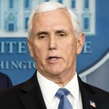 Mike Pence, Vizepräsident unter Donald Trump (hier im Februar 2020 mit seinem damaligen Chef)