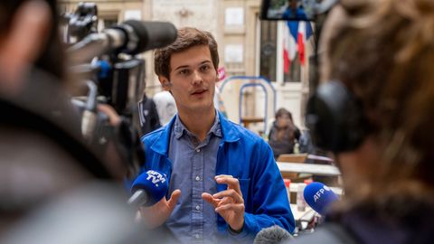 Pablo Flye, Sprecher von Fridays for Future Frankreich, erklärt, wieso seine Organisation schweigt.