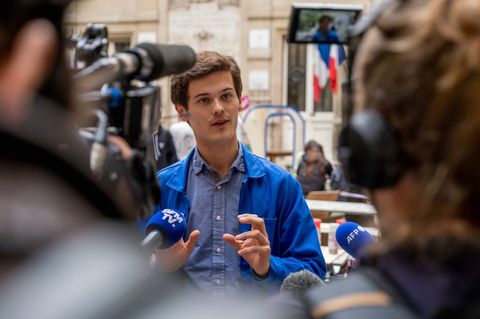 Pablo Flye, Sprecher von Fridays for Future Frankreich, erklärt, wieso seine Organisation schweigt.