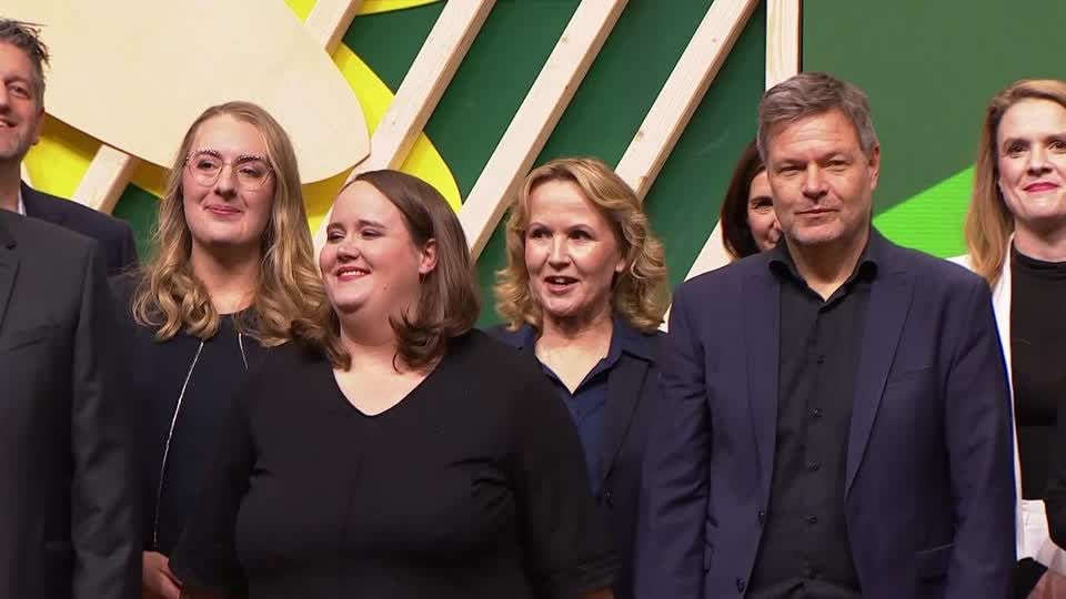 Video: Kritik an Schuldenbremse eint Grünen-Parteitag