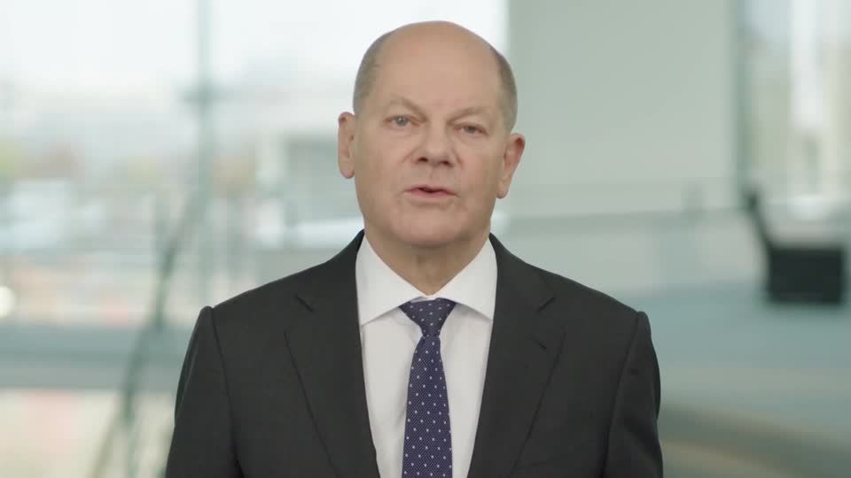 Video: Kanzler-Statement zum Bundeshaushalt