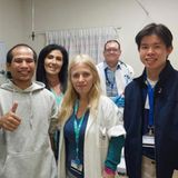 Mann (l), eine der freigelassenen thailändischen Geiseln