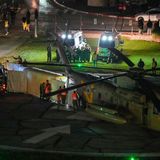 Ein Hubschrauber mit von der Hamas freigelassenen Geiseln landet auf dem Schneider Children's Medical Center in Petach Tikwa