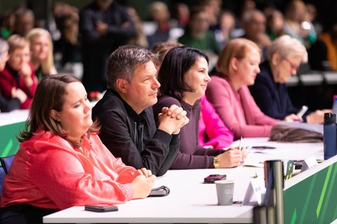 Die Grünen beim Parteitag in Karlsruhe