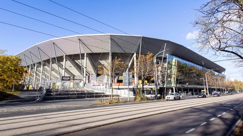 Das Rudolf-Harbig-Stadion in Dresden