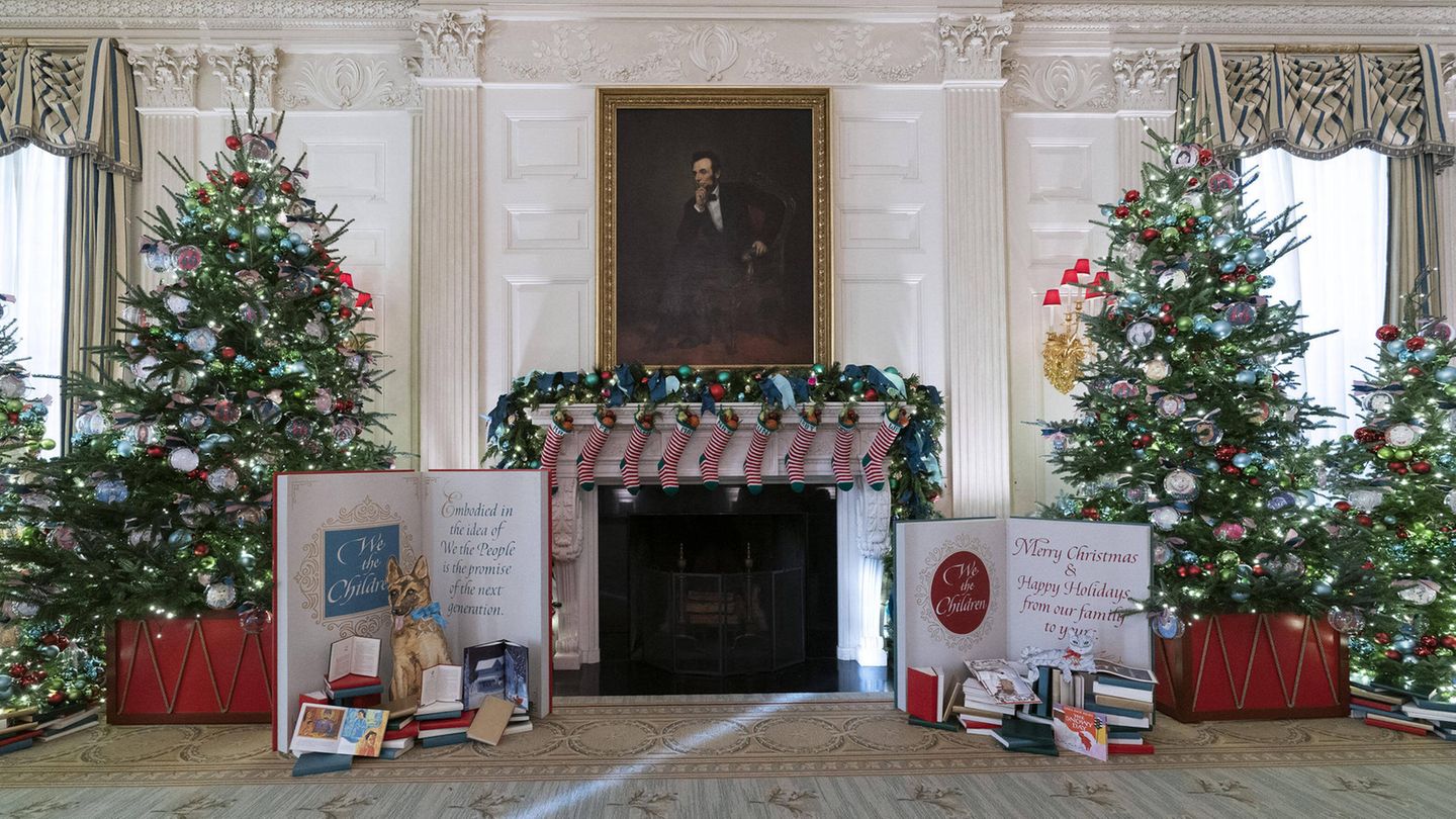 Weihnachtsdekoration "We the People" der Bidens