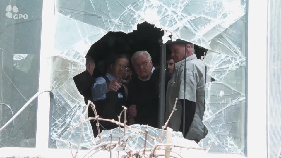Video: Steinmeier besucht Kibbuz in Israel Video: Steinmeier besucht Kibbuz in Israel