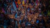 Kinder im Sudan fordern Bildung