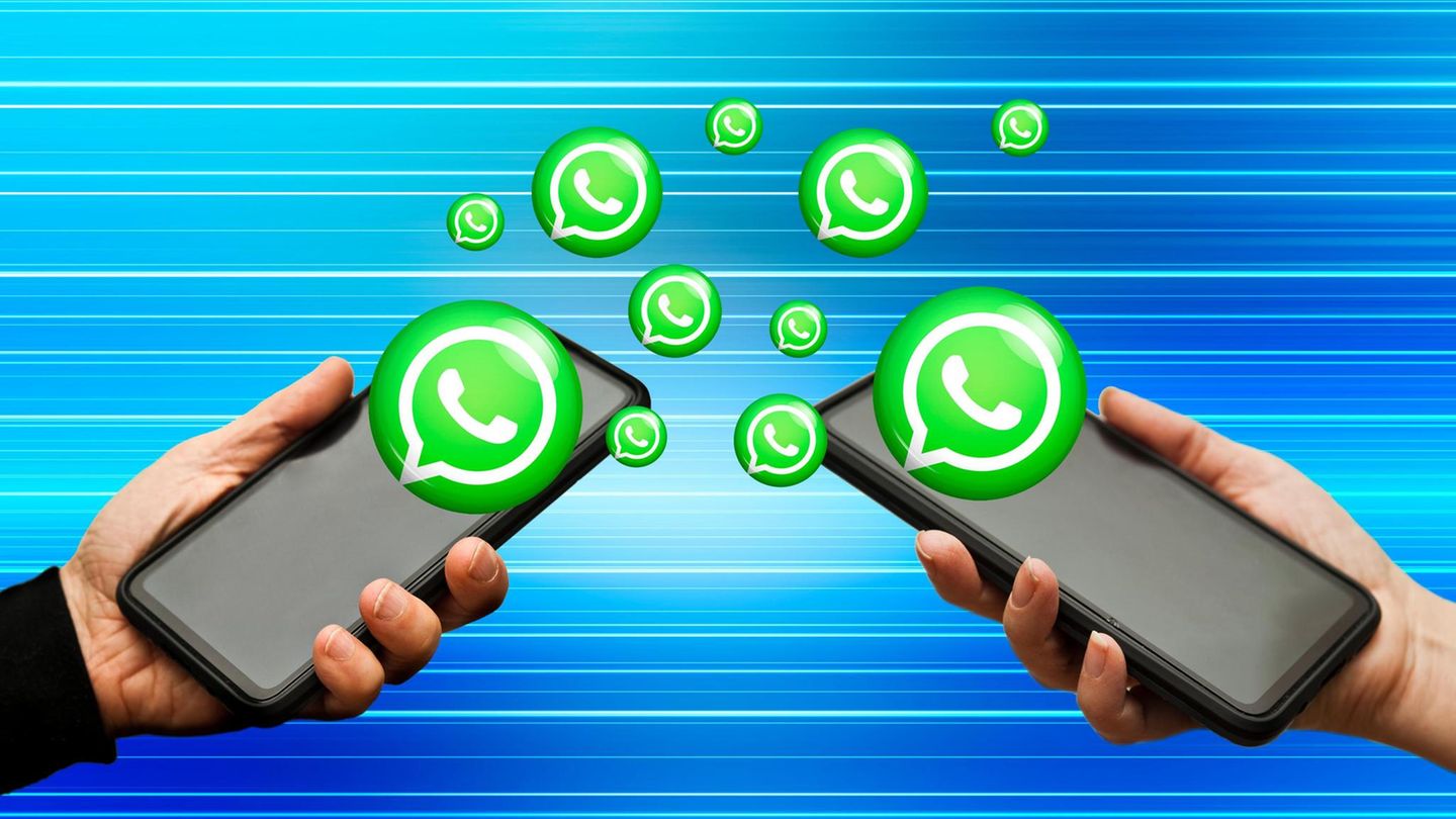 Zwei Smartphones
