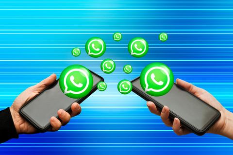 Zwei Smartphones