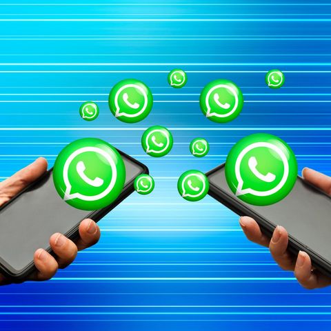 Zwei Smartphones
