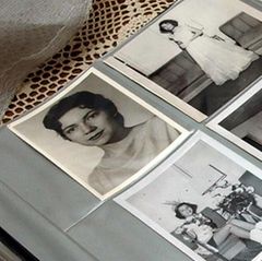 Familienfotos von Garza als Teenagerin und als Schönheitskönigin