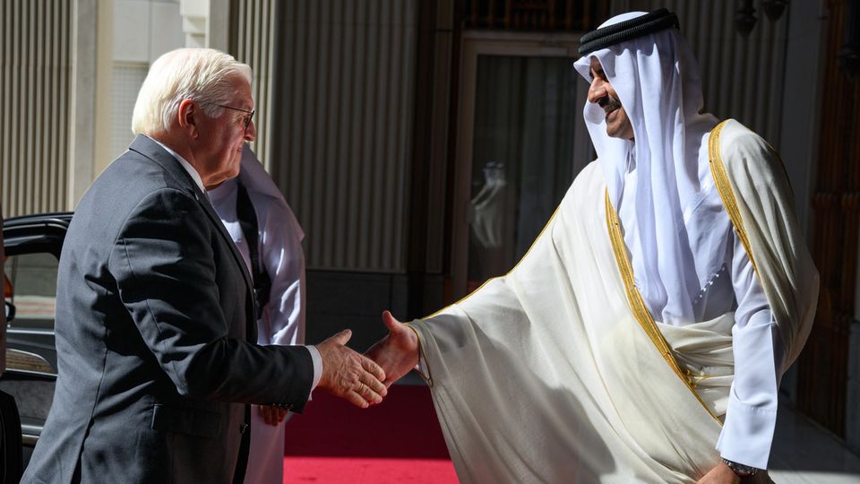 Bundespräsident Frank-Walter Steinmeier in Katar