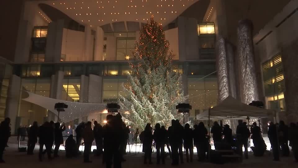 Video: Weihnachtsbaum für den Kanzler Video: Weihnachtsbaum für den Kanzler