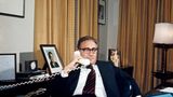 Kissinger im Weißen Haus zu seiner Zeit als US-Außenminister
